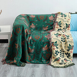 LUUCOZK Housse de siège de canapé protectrice de coussin de canapé antidérapante - Vert - 150 cm x 200 cm