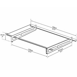 Avis Marquise transparente 93.5x150cm gris foncé - 706192 - PALRAM