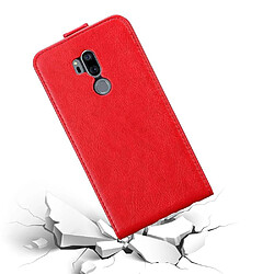 Cadorabo Coque LG G7 ThinQ / FIT / ONE Etui en Rouge pas cher