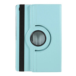 Etui en PU texture itchi avec support rotatif à 360 ° bleu clair pour votre Samsung Galaxy Tab S5e SM-T720