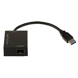 Kalea-Informatique Cordon USB 3.0 vers GIGABIT ETHERNET 10/100/1000 MB - Fibre SFP - Chipset REALTEK RTL8153 - USB3 SUPERSPEED 5G