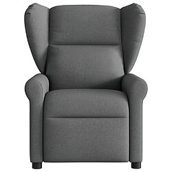 Avis vidaXL Fauteuil inclinable de massage électrique gris foncé tissu