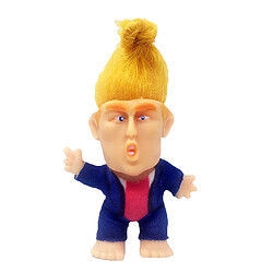 Poupée Troll à collectionner président Donald Trump-jouets sur pied 6cm