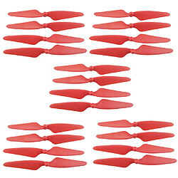 Avis 20pcs hélices pour bogues MJX 3 PRO B3 PRO HS700 avions rouge à quatre axes