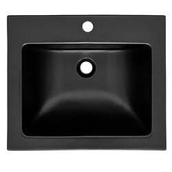 Avis ML DESIGN MODERN LIVING Vasque rectangulaire 45x22,5x42 cm noir en céramique ML-Design