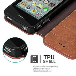 Avis Cadorabo Coque iPhone 4 / 4S Etui en Brun