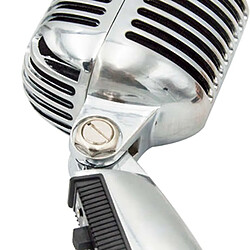 Acheter Microphone Vocal Dynamique Vintage Classique Pour Karaoké Sur Scène En Direct Argent