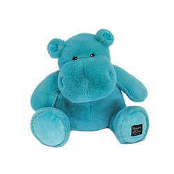 Histoire d'Ours Doudou Hippopotame UNITED vert emeraude 40 cm