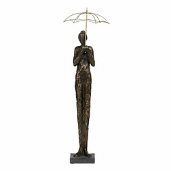 BigBuy Home Figurine Décorative Cuivre Femme 18 x 16 x 63 cm