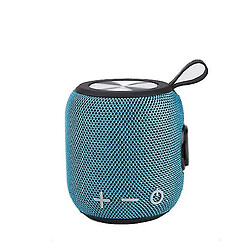 Universal Enceinte Bluetooth portable YYH-MINI, haut-parleur sans fil Bluetooth 5.0, son surround HD à 360 degrés et basse stéréo complète, IPX9 imperméable (bleu clair)