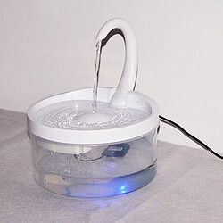 Avis Universal Fontaine d'eau potable intelligente pour chat, distributeur d'eau à circulation automatique, filtration silencieuse de l'eau, vision nocturne.