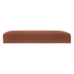 Avis Atmosphera, Createur D'Interieur Pouf de rangement pliable en velours - Terracotta