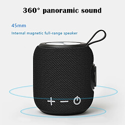 Avis Universal Mini petit haut-parleur portable extérieur Bluetooth haut-parleur sans fil forte 360 HD surround riche basse stéréo pour la maison | haut-parleur extérieur (noir)