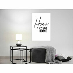 Paris Prix Tableau Imprimé Black & White : Home Sweet Home 60 x 90 cm