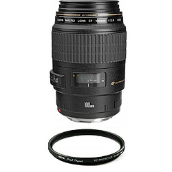 CANON EF 100mm F2.8 Macro USM + HOYA 58mm PRO 1D Protector