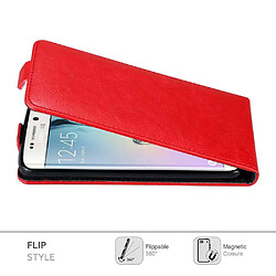 Avis Cadorabo Coque Samsung Galaxy S6 EDGE Etui en Rouge