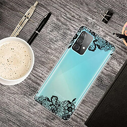 Coque en TPU antichoc fleur en dentelle pour votre Samsung Galaxy A23 5G