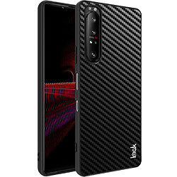 Coque en TPU + PU IMAK texture en fibre de carbone pour votre Sony Xperia 1 III 5G