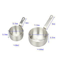 Écumeur Louche Crépine Friture Profonde Cuisson Poisson Mini Casserole Antidérapant 100ml pas cher