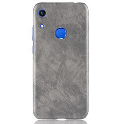 Wewoo Coque antichoc Litchi Texture PC + PU pour HuHonor 8A (Gris)