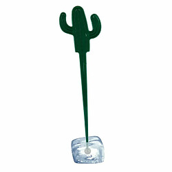 Paris Prix Moule à Glaçons & Agitateur Cactus 18cm Vert