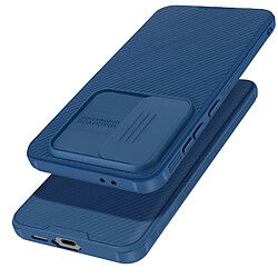 Nillkin Coque pour Samsung Galaxy S24 FE Coins Renforcés Antichoc Cache Caméra Bleu