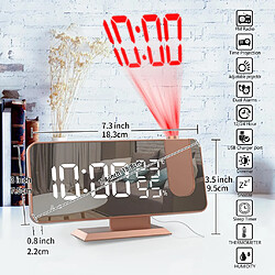 Avis réveil numérique plafond projection chambre