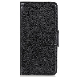 Etui en PU texture nappa noir pour votre Samsung Galaxy A03 (166.5 x 75.98 x 9.14mm)