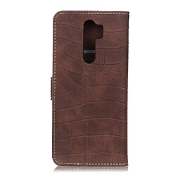 Avis Wewoo Housse Coque Pour OPPO A9 2020 Etui à rabat horizontal en cuir texturé avec un supportun porte-monnaie et un porte-cartesun cadre photo et un Brun