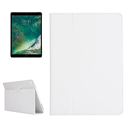 Wewoo Coque blanc pour iPad Pro 10,5 pouces Litchi Texture double rabat horizontal en cuir avec étui