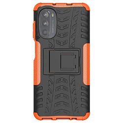 Acheter Htdmobiles Coque pour Motorola Moto G52 4G / G82 5G - housse etui rigide anti choc + film ecran - ORANGE