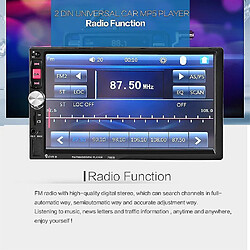 Universal Lecteur vidéo 7080b de voiture 7 pouces avec écran tactile HD Radio stéréo Bluetooth