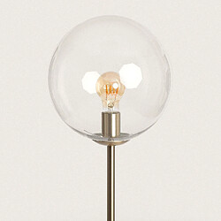 Ledkia Lampadaire Métal et Verre Moonlight Clear Transparent pas cher