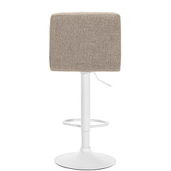 Acheter Non Tabouret de bar Calma tissu blanc