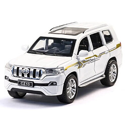 Universal 1: 32 Toyota Prado SUV Moulé sous pression Moulé en alliage Modèle Moulé sous pression Jouets Son et lumière Retour Jouets pour enfants Cadeaux de collection Livraison gratuite | Voiture jouet moulée sous pression (blanc)