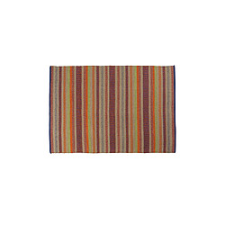 Alter Tapis moderne Cleveland, style kilim, 100% coton, multicolore, 230x160cm