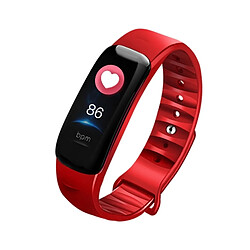 Wewoo Bracelet connecté Smartwatch 0,96 pouces couleur intelligent IPS avec écran IP67 Étanche, Rappel d'appel de soutien / Surveillance la fréquence cardiaque / pression artérielle / du sommeil / sédentarité / Télécommande (Rouge)