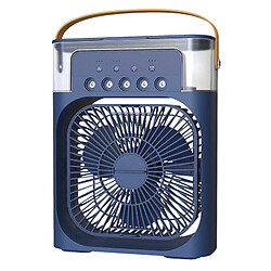 (bleu) Ventilateur de Refroidisseur d'Air Portable Humidificateur de Climatiseur de Refroidissement à Glace Évaporatif