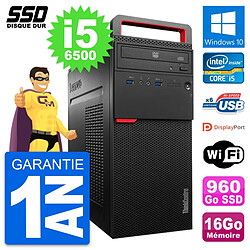 PC Tour Lenovo ThinkCentre M700 Intel i5-6500 RAM 16Go SSD 960Go Windows 10 Wifi - Occasion