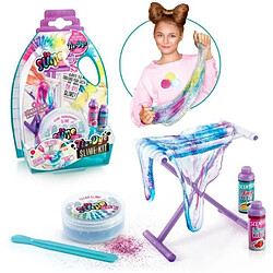 Canal Toys SO DIY So Slime Tie & Dye Kit 1 pot de slime transparente et 1 étendoir a slime - Colore ta slime !