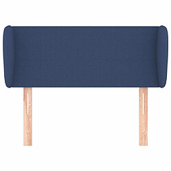 Avis Maison Chic Tête de lit scandinave avec oreilles,meuble de chambre Bleu 93x23x78/88 cm Tissu -MN93582