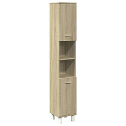 vidaXL Armoire de salle de bain chêne sonoma 30,5x30x179 cm