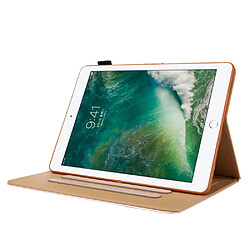 Avis Etui en PU avec stockage de cartes or pour votre Apple iPad 9.7 (2018)/9.7 (2017)/Air 2/Air