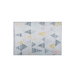 Acheter Beliani Tapis 230 x 160 cm gris et jaune YAYLA