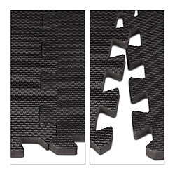 Acheter Helloshop26 Lot de 24 dalles tapis de sol protection appareil sportif EVA noir 13_0002842