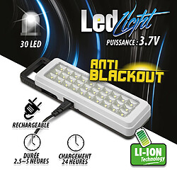 Led Light Lampe de secours 30 Leds - Anti blackout