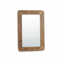 Gift Decor Miroir mural Marron Bois de manguier Volets 90 x 60 x 2 cm