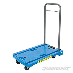 Chariot plateforme en polypropylène 100 Kg SILVERLINE 950179