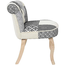 Acheter The Home Deco Factory Fauteuil patchwork Eleonor.