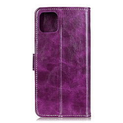 Avis Wewoo Housse Coque Pour Galaxy Note10 Lite / A81 rétro Crazy Horse Texture en cuir à rabat horizontal avec support et fentes cartes et cadre photo et portefeuille violet